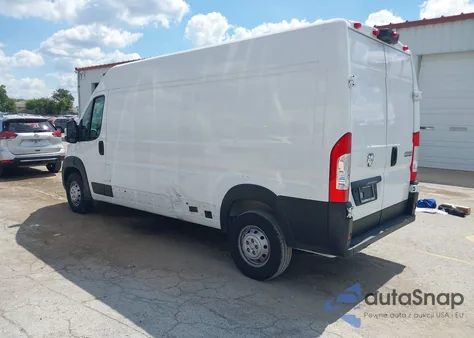 2023 Ram Promaster 2500 High Roof 159 Wb z USA, uszkodzony, nr VIN 3C6LRVDG3PE578657